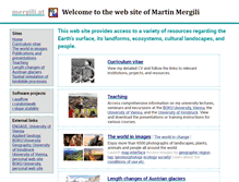 Tablet Screenshot of mergili.at